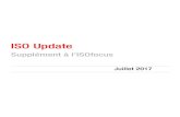 ISOupdate Juillet 2017 - iso.org · PDF filePartie 7: Exactitude des pièces d'essai usinées. ... Essais non destructifs — Charactérisation et vérification de l'appareillage de