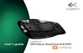 Logitech User’s guide Wireless Keyboard K350 · PDF fileLogitech® Wireless Keyboard K350 ... au moyen d'une pression longue et simultanée de la touche F4, F5 ou F6 (comme pour
