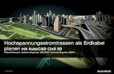 Hochspannungsstromtrassen als Erdkabel planengeospatialnavigator.typepad.com/geospatial_navigator/2012/11/Strom... · Autodesk, AutoCAD, Civil 3D, DWG, Autodesk, AutoCAD, Civil 3D