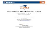 Autodesk Mechanical 2008 - AutoCAD-Mechanical · PDF fileAutodesk Mechanical 2008 Tipps und Tricks Felix Klinkenbergh Seminar Nr. 11 – AUGI CADCAMP 2008, Hamburg Felix Klinkenbergh