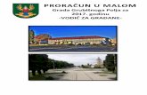 PRORAČUN U MALOM - grubisnopolje.hrgrubisnopolje.hr/media/file/proracun/proracun_2017/170307_Proracun... · Poštovane sugrađanke i sugrađani! Pred Vama se nalazi „Proračun
