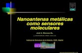 Nanoantenas metálicas como sensores molecularesdigital.csic.es/bitstream/10261/30804/1/nanoantenas.pdf · Antenas THz THz Semana de la Ciencia, Noviembre 2010 – p. 20/46. Micro-Antenas
