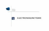 Chapitre 1 electromagnetisme ing 2017 - semalam.orgsemalam.org/wp-content/uploads/2016/10/Chapitre-1-electromagnetism... · Permeabilité du vide ... charge fixe sur les autres charges,