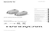 DCR-SR20/SX20/SX20K - docs.sony.com · PDF fileCapacidad del soporte de grabación interno DCR-SR20 Disco duro interno + tarjeta de memoria 80 GB DCR-SX20 Tarjeta de memoria