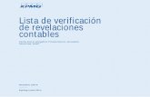 Lista de verificación de revelaciones contables - KPMG | US · PDF fileparticular – por ejemplo, ... sociedad de responsabilidad limitada chilena y una firma miembro de la red de