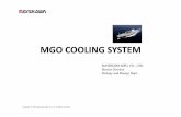 MGO cooling system [互換モード] · PDF fileto switch to 0.1%‐sulphur‐content marine fuel oil according to Article 4b of ... installed on the outlet of MGO cooler, the MGO