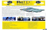 ReTEC “Uluslararası 2. El Teknolojileri” Uzmanlık Fuarı · PDF fileEl Teknolojileri” Uzmanlık Fuar ... Makine ve Parça Toptancıları Derneği, Avrupa Makine Parçaları
