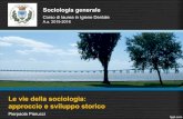 Sociologia generale -  · PDF fileBagnasco A., Barbagli M., Cavalli A. (1997) Corso di sociologia, Il Mulino Cap. II del primo volume “Cultura e società. I concetti di base
