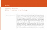 Herfried Münkler Die Antike im Krieg - Ideengeschichte · PDF file9 Dazu eingehend Raymond Aron: Clausewitz. Den Krieg denken, Frankfurt/M. 1980, S. 115ff. 60