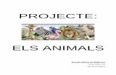 PROJECTE - blocs.xtec.catblocs.xtec.cat/ciclesuperiorpalma/files/2013/03/PROJECTE-ANIMALS... · Escola Palma de Mallorca Projecte: “ELS ANIMALS” 5è - Curs 2012/13 Coneixement