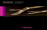 Aesculap Caiman - endoskopie- · PDF fileBestell-Nr. Beschreibung Schaft Durchmesser Arbeits-länge Stück pro Packung PL720SU Caiman 5 mm line Caiman 5 für laparoskopische Chirurgie