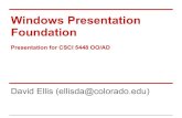 Windows Presentation Foundation - Computer Sciencekena/classes/5448/f12/presentation... · Intro - Windows Presentation Foundation Introduced in .Net 3.0 alongside: .. Communication