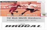 SV Rot-Weiß Hasborn -   · PDF file67551 Worms Telefon 0 62 47 / 90 88 0-0 Fax 0 62 47 / 90 88 0-88   info@autohaus-wonnegau.de. Vorstand ... Claude Brancourt 24 02.04