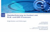 Standardisierung im Kontext von PLM- und ERP-Prozessen · PDF file02.08.2011 · PLM- und ERP-Prozessen Möglichkeiten und Erfahrungen ... SAP ERP, PARTsolutions Technisches Datenmodell