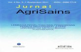 Jurnal AgriSains - lppm.mercubuana-yogya.ac.idlppm.mercubuana-yogya.ac.id/wp-content/uploads/2013/12/Jurnal... · gelatinisasi, proses selanjutnya adalah retrogradasi yang akan membentuk