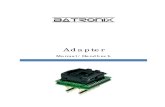 Adapter - Farnell  · PDF filebatronix pro tsop40-dip40 adapter: ..... 50 supported chips / unterstÜtzte chips: