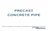 PRECAST CONCRETE PIPEprecast.org/wp-content/uploads/docs/Pipe_Presentation.pdf · Storm Drain Handbook – August 2000 Values are based on 2 inches of construction tolerance, structures