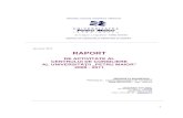 Ianuarie 2012 RAPORT - upm.ro · PDF filePrezentul Raport conţine numai date privind angajabilitatea şi ... privind evaluarea calitativa a disciplinelor ... cercetare, coordonator