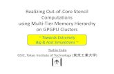 Realizing Out‐of‐Core Stencil Computations using Multi ...endo/publication/endo-cluster16-hhrt... · Realizing Out‐of‐Core Stencil Computations using Multi‐Tier Memory Hierarchy
