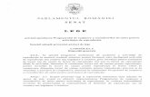· PDF filePARLAMENTUL ROMÂNIEI SENAT LEGE privind aprobarea Programului de sustinere a crescätorilor de suine pentru activitatea de reproductie Senatul adoptä