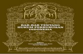 BAB-BAB TENTANG HUKUM PERBURUHAN INDONESIA · PDF fileGroningen maupun dari fakultas-fakultas hukum di Indonesia. ... 1.5 Tempatnya dalam sistem hukum ~ 7 1.6 Sumber-sumber hukum dari