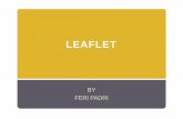 LEAFLET -   · PDF fileLeaflet merupakan jenis pamflet atau brosur yang paling populer. Biasanya terdiri dari satu lembar saja dengan cetakan dua muka. ... tentang diare dan