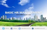 BASIC HR MANAGEMENT - konsultandigital.comkonsultandigital.com/agenda-training-pelatihan/BASIC-HR-MANAGEME… · sebagian SOP HRD, Application Form, dll. Outline Workshop
