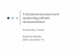Kovácsházy Tamás Szakmai elıadás 2008. december 10. · PDF file• UML, SysML, modell alapúmegközelítés Komponens alapúfejlesztés • A megfelelıkomponens méretet kell