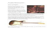 Fender Strat Rory Gallagher - wolfgang-jaeger-nienburg.de Strat Rory... · Fender Stratocaster Rory Gallagher Ich bin ein großer Fan des irischen Gitarristen Rory Gallagher. Seit