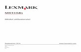 Ghidul utilizatorului - publications.lexmark.compublications.lexmark.com/publications/pdfs/2007/mx310dn/UG/EPS/MX... · Explicarea culorilor butonului Sleep (Repaus) şi ale indicatorilor