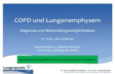 COPD und Lungenemphysem - pneumologie- · PDF fileDr. med. Gottfried Rüttimann - Dr. med. Lukas Schlatter Fachärzte FMH Innere Medizin und Pneumologie mit Schlafmedizin COPD und