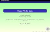 Model-Model Data -  · PDF file1 Model Entitas-Hubungan ... Pengantar Karakteristik 3 Bahasa Query ... hubungan antar mereka. → tahap awal desain / perancangan basis data