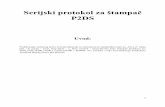 Serijski protokol za štampaĉ P2DS - Home | HCP - serijski protokol srb.pdf · 01.01.2000 · otklonili mogućnost smetnji u komunikaciji. ... 00 - poruka o grešci (u ovom sluĉaju