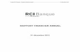 RAPPORT FINANCIER ANNUEL 2013 - rcibs.com · PDF fileGroupe RCI Banque – Rapport financier annuel 31 décembre 2013 6 L’Environnement International et les performances du Groupe