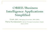 OBIEE/Business Intelligence Applications Simplifiednyoug.org/Presentations/2010/December/Jain_Kundavaram_OBIEE.pdf · OBIEE/Business Intelligence Applications Simplified Vivek Jain,