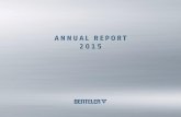 ANNUAL REPORT - Benteler International · PDF fileglobal growth strategy ... shipbuilding and industry market ... production and services in . ANNUAL REPORT -201. ANNUAL REPORT -201.