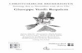 Giuseppe Verdi: Requiem - Kreiskantorat · PDF fileLux aeterna luceat eis, Domine, Cum sanctis tuis in aeternum, quia pius es. Requiem aeternam dona eis, Domine, et lux aeterna luceat