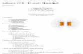 Software: FEM - Tutorial - Magnetfeld - ifte.de · PDF fileSoftware: FEM - Tutorial - Magnetfeld - Physik Aus OptiYummy ↑ ← → Physik des Magnetfeldes Ein Stromdurchflossener
