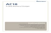 4-Bay Battery Charger - S&PSepsfiles.intermec.com/eps_files/eps_man/943-128.pdf · 4-Bay Battery Charger ... Cargador de batería de 4 compartimientos Instrucciones ... ser usado