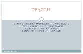 TEACCH - lebenshilfe- · PDF fileein schulentwicklungsprojekt: unterricht in einer nach teacch – prinzipien eingerichteten klasse alexandra hug 2013 teacch