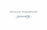 Deacon Handbook - First Baptist Church – Fairhopefbcfairhope.org/documents/DeaconHandbook.pdf · 3 | P a g e INTRODUCTION This manual is dedicated to helping you as a deacon to