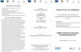 UNIUNEA EUROPEANĂ GUVERNUL ROMÂNIEI Fondul …posdru137974.ccdvaslui.ro/images/Concept grafic materiale ev... · Program Operaţional Sectorial Dezvoltarea Resurselor Umane 2007