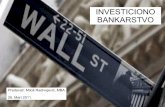 Click to add title - Razvoj · PDF file1.3 Investicione banke Investicioni bankar – Osoba koja predstavlja finansijsku instituciju koj pruža usluge prikupljanja kapitala za kompanije