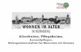Alten- und Pflegeheime (Preise) · PDF fileElisabeth-Bach-Haus Zi.34 21 531–100 21 531-9160 Leitung: Indira Schmude-Basic 21 531-150 E -Mail: nuest ahs@ stadt.nuernberg.de