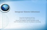 Integrasi Sistem Informasi - Josua M Sinambela, M.Eng Sistem Informasi-Josua-M... · •Membangun standar baru dan membiarkan semua sistem lama seperti ... F a ku lta s E ko n o m