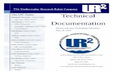 The Underwater Research Robot Company Technical Competition/2016... · 3 Abstract With six years of experience, Underwater Research Robot Company (UR2) holds safety, innovation, environmental