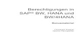 Berechtigungen in SAP BW, HANA und BW/4HANA · PDF fileI. NHALTSVERZEICHNIS Bonusmaterial zum Buch »Berechtigungen in SAP® BW, HANA und BW/4HANA« 2 . Inhaltsverzeichnis . Übungen