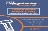 Technische Maße (TM) Maße (TM) - schrauben- · PDF fileTechnische Maßtabellen DIN, ISO, Artikelmaße mit lieferbaren Werkstoffen und Ausführungen Wegertseder GmbH – Gewerbegebiet