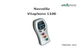 Navodila Vitaphone 1100 - st- · PDF file2 • Izjava o skladnosti: • Vitaphone GmbH izjavlja, da je mobilni telefon Vitaphone 1100, tip Vitaphone 1100G1B, izdelan v skladu z zahtevami