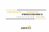 LOCKOUT – TAGOUT PROCEDURES - Training · PDF fileSAFETY PRODUCTIONS“Lockout – Tagout Procedures”, ... If you don't have the answer, admit it, and then let them know you will